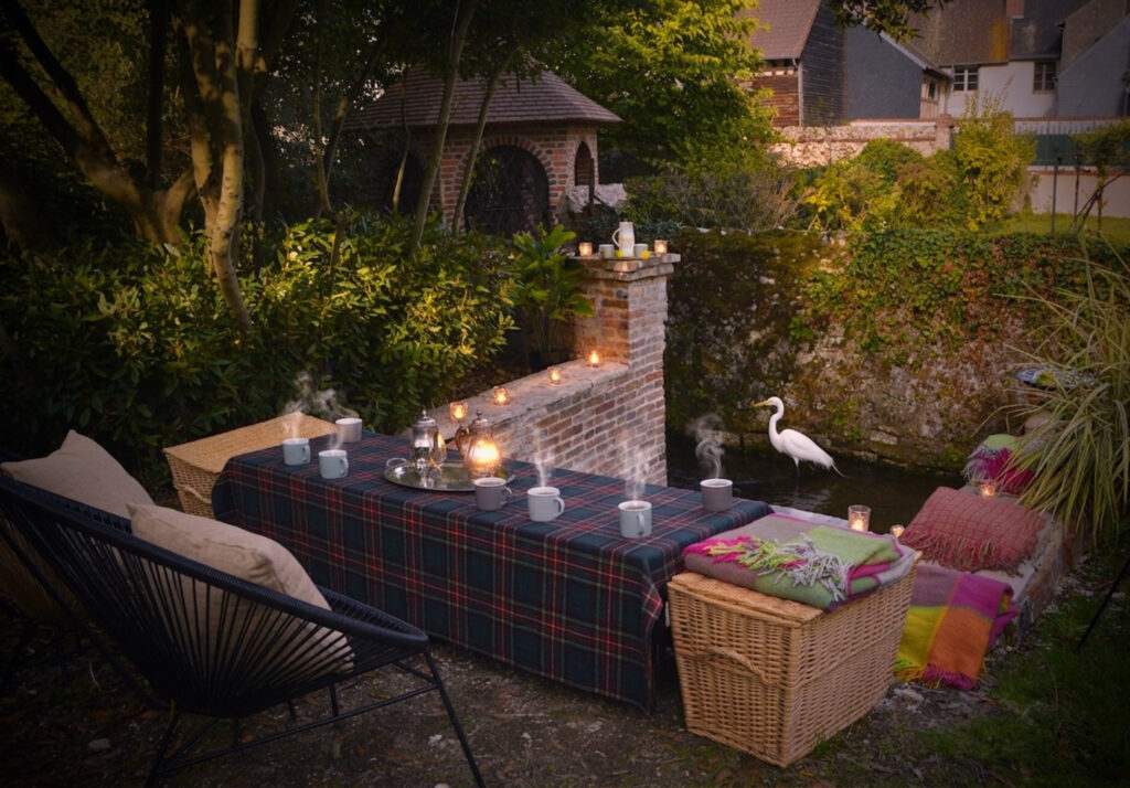 rivière nappe écossaise fin d'aprèes-midi